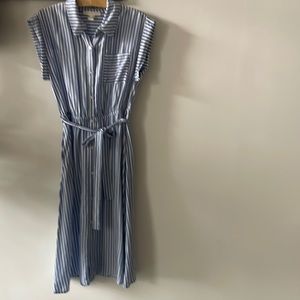 Blue stripped dress